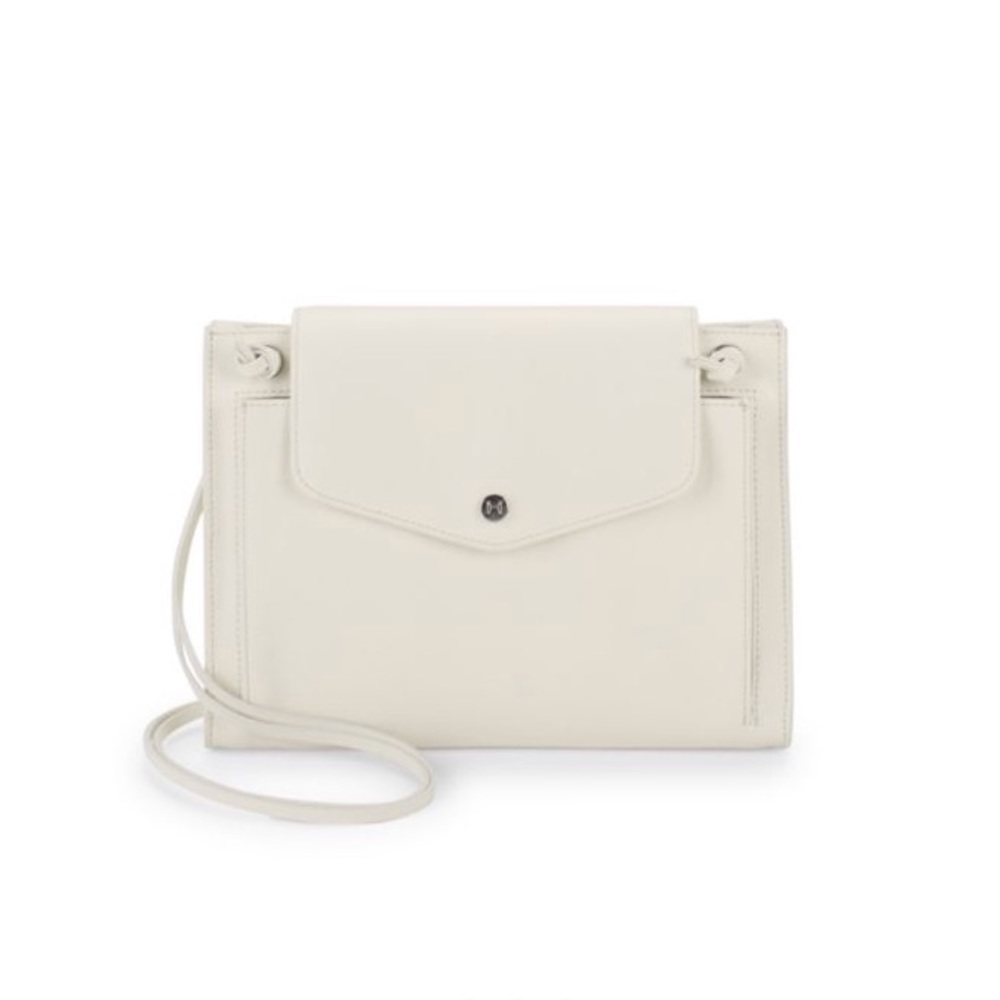Halston Heritage White Leather Crossbody